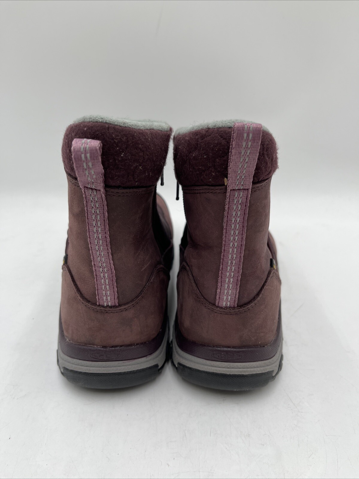 Stivali donna Keen Hoodoo III con zip bassa bordeaux taglia 6