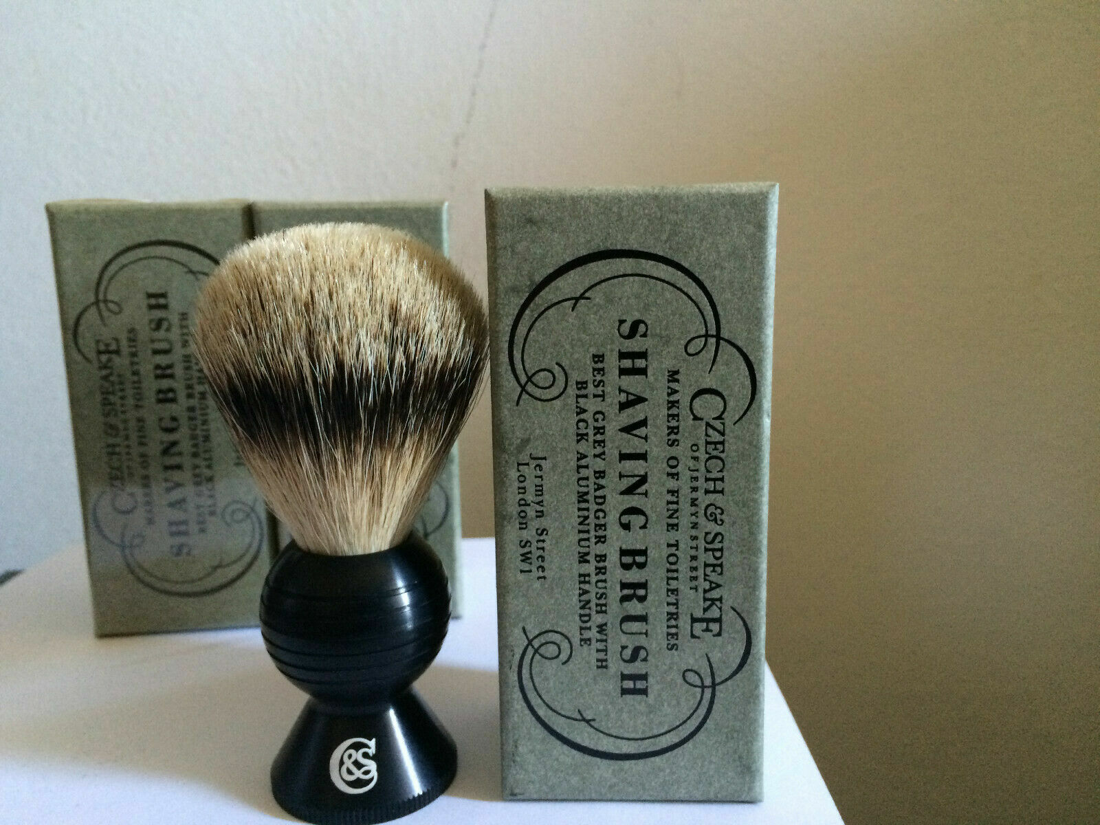 Pennello da Barba Czech & Speake No. 88 Tasso Silvertip Vintage Luxury