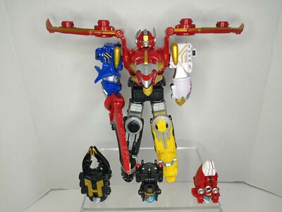 BABDAI POWER RANGERS MEGAFORCE GOSEI GREAT MEGAZORD w/ Extra Heads 