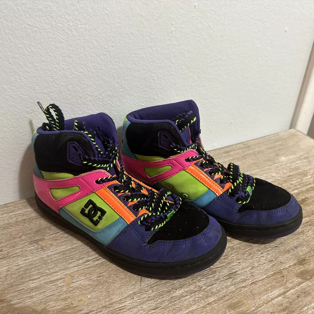Womens dc shop high top trainers