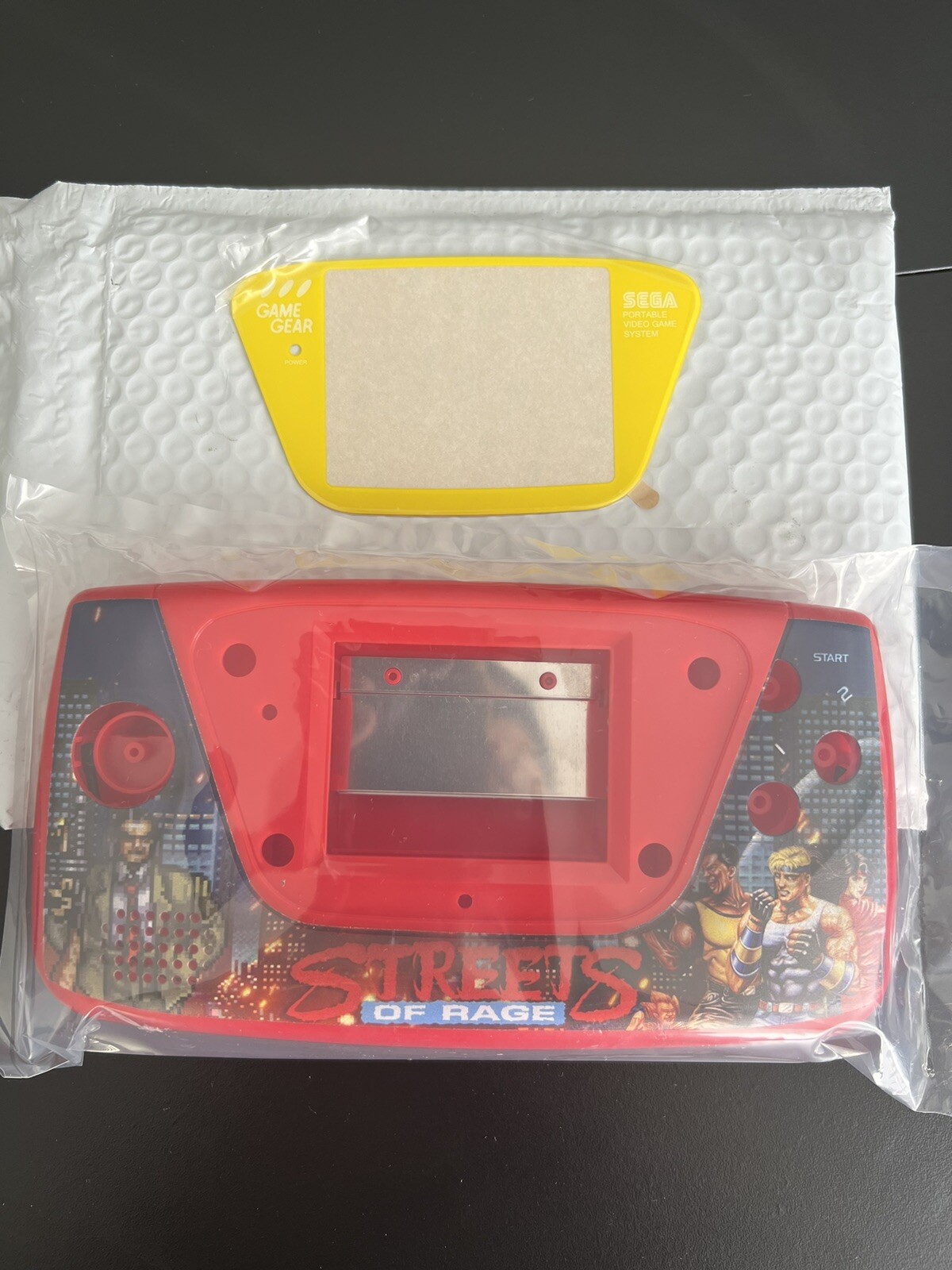 Coque neuve game gear sega unique impression UV.  Streets Of Rage Console