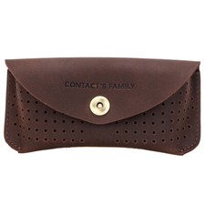 Vintage Glasses Case Genuine Leather Eyeglass Storage Sunglasses Organizer Cover