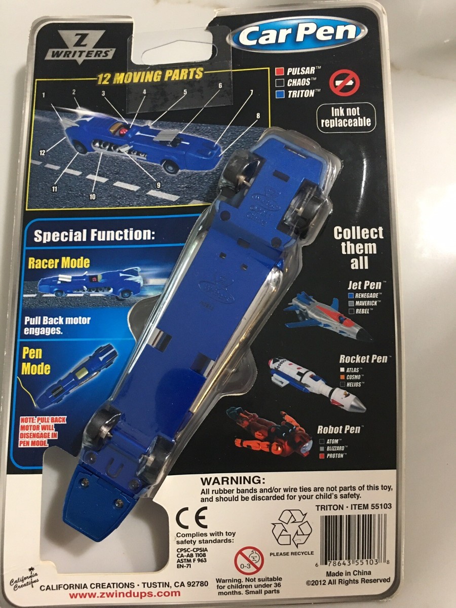 Z Writers Race Car Pen, Blue | eBay