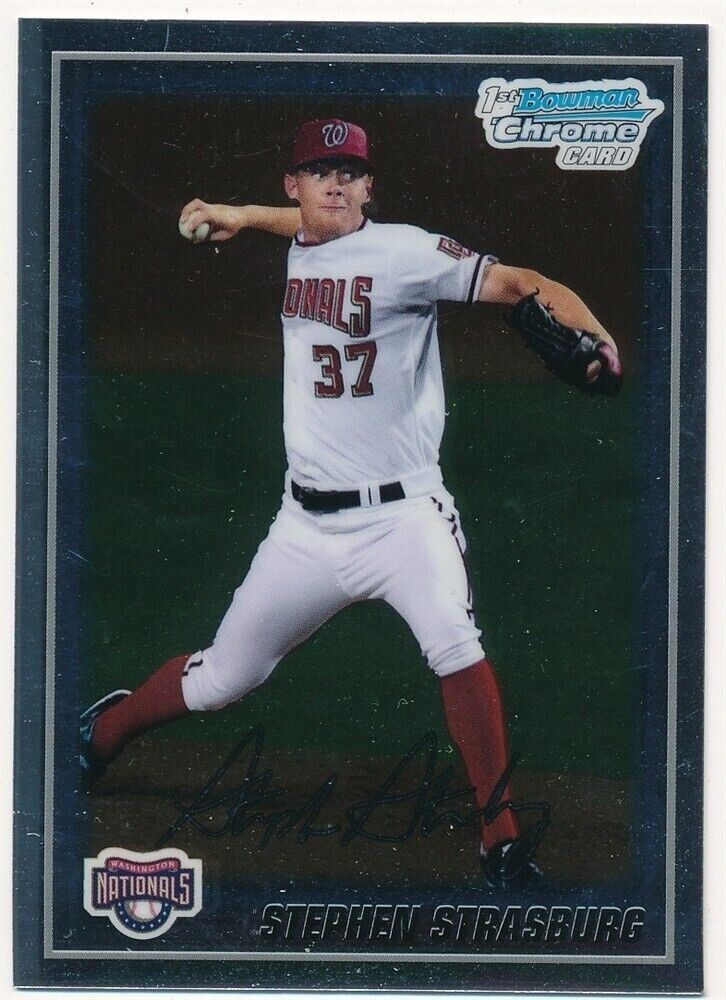 STEPHEN STRASBURG 2010 BOWMAN CHROME #BCP1 WASHINGTON NATIONALS MINT