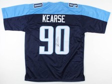 JEVON KEARSE AUTOGRAPHED CUSTOM JERSEY (TENNESSEE TITANS) - JSA COA!