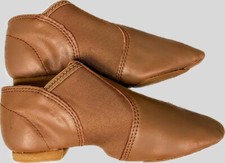 Split Sole Dance Shoes w/leather upper  man-made materials sz 1.5