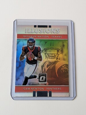 Panini Donruss Optic 2017 DeShaun Watson Cam Newton Rookie Illusions Prizm NFL