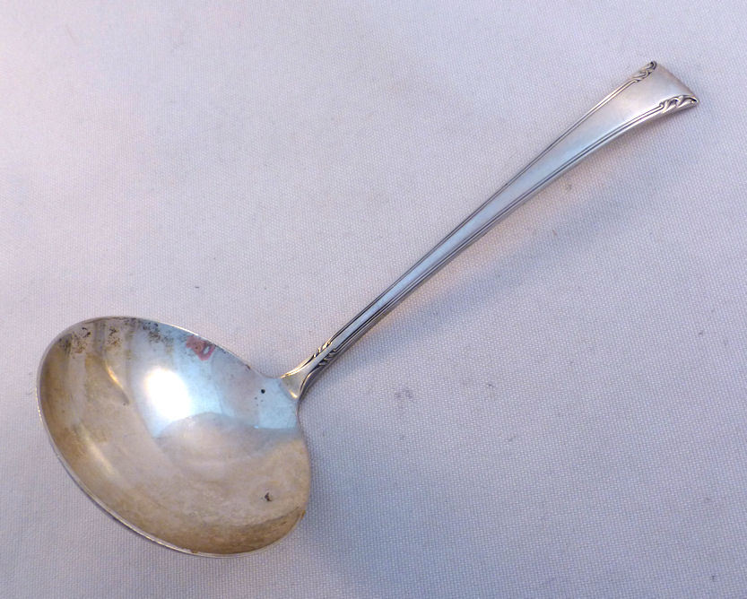 Serenity Sterling Silver International Gravy Ladle for Serving