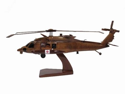 UH-60 HH-60 HH-60M ESSS Blackhawk Dustoff Medevac Helicopter Wood
