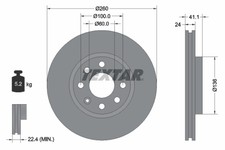 Disque de frein Opel CORSA