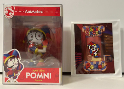 The Amazing Digital Circus Pomni Animatez Figure w OFFICIAL Pomni pin