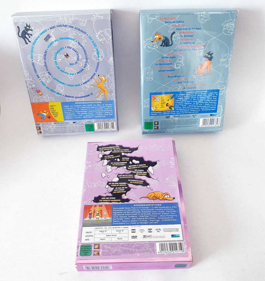 DVD Die Simpsons Komplette Staffel 1-3 - Bild 2 von 2
