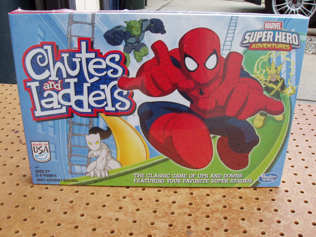  Hasbro Gaming Chutes and Ladders: Marvel Spider-Man