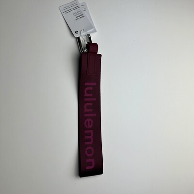 Lululemon Never Lost Key Chain Wine Berry Sonic Pink New With Tags