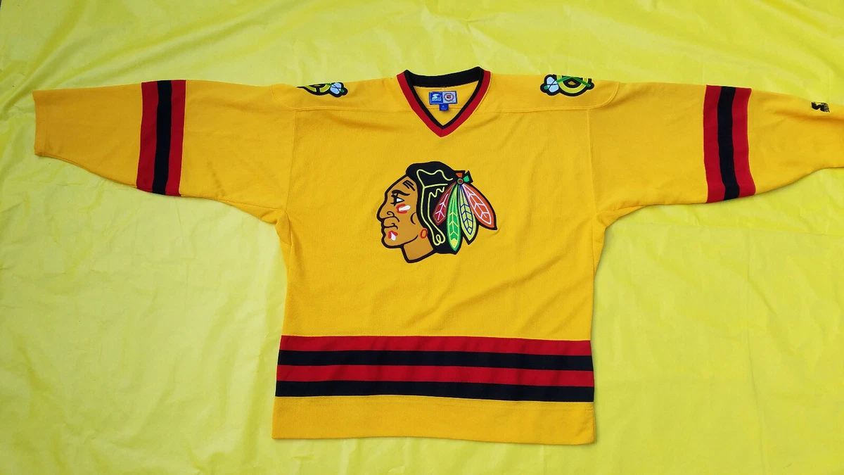 Chicago blackhawks sales yellow jersey