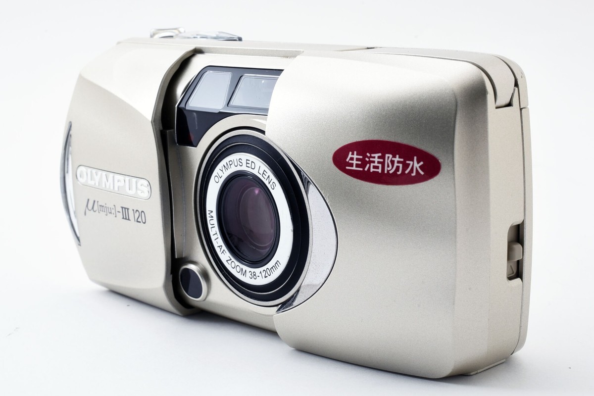 Mint】Olympus μ mju iii 120 Point & Shoot AF 35mm Film 