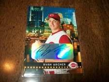 2004 DONRUSS STUDIO RYAN WAGNER AUTOGRAPH SIGNED AUTO #61 CINCINNATI REDS