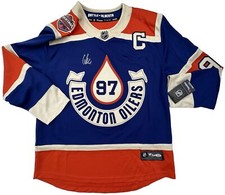 CONNOR MCDAVID NEW 2023 SIGNED FANATICS OILERS AUTHENTIC HOCKEY JERSEY PSA