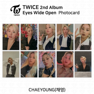 TWICE 2nd Album Eyes Wide Open Official Photocard Photo Card