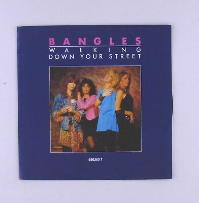 7'' Single - Bangles - Walking down your Street   Return .. - S4785
