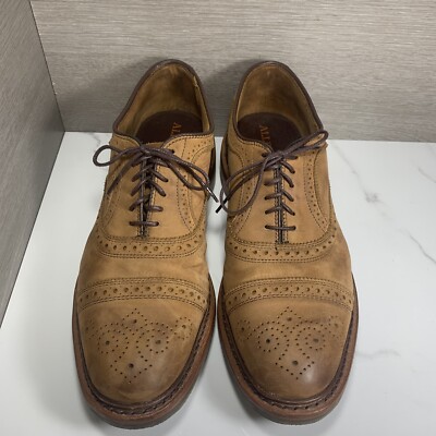 Allen Edmonds Mens Cap Toe Port Washington Oxfords Dainite Soles 7.5 D Chestnut Allen Edmonds Mens Cap Toe Port Washington Oxfords Dainite  main image 2