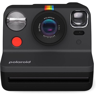 Polaroid Originals Now 2nd Generation I-Type Instant Film Camera - Black (9095)