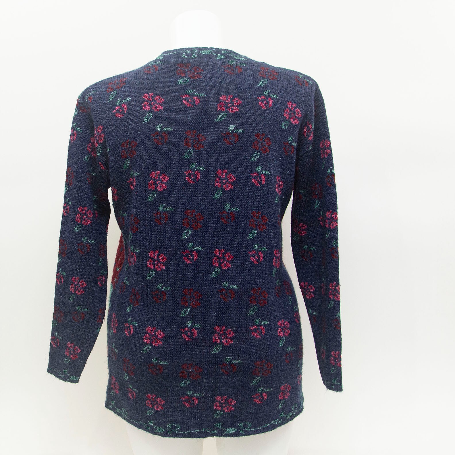Classic Elements Long Sleeves Color Block Floral … - image 2