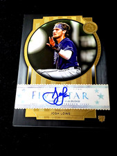2022 Topps Five Star Rookie Auto Josh Lowe on Card Autograph Gold Foil RC FSA-JL