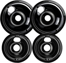 Cenipar WB31M20 & WB31M19 Range Burner Drip Pan Bowls Porcelain Plated for Elect