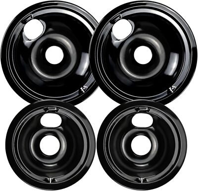 Cenipar WB31M20 & WB31M19 Range Burner Drip Pan Bowls Porcelain Plated for Elect