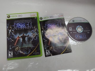 Star Wars: The Force Unleashed (Microsoft Xbox 360, 2008) CIB