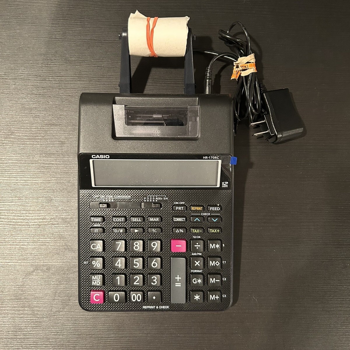 CASIO HR-170RC 12 Digit Printing Desktop Calculator | eBay