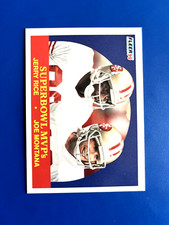 1990 Fleer #397 - JOE MONTANA / JERRY RICE - NM-MT (Free S/H after first card)