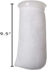 12 PCS Filter Socks 4" Ring x 9.5" L 200 Micron Felt Aquarium Reef Wet Dry Sump