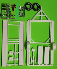 AMT 76 1976 Chevy Caprice 1/25 Tilt Back Race Car Trailer Rim Goodyear Tire