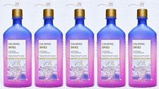 5 Bath  Body Works Aroma CALMING SKIES Lavender Peppermint Body Lotion 6.5 oz