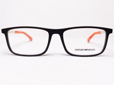 NEW Emporio Armani EA3125 5647 Mens Eyeglasses Frames Brown Rectangle 55/17 140