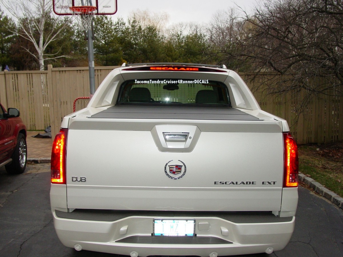 FITS Cadillac Escalade 3rd Brake Light Decal 07 08 09 2010