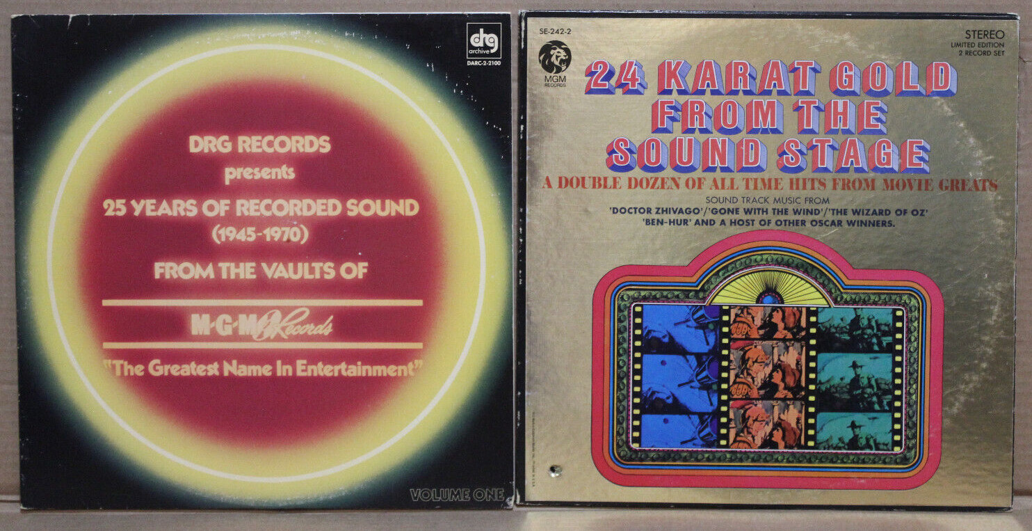 DRG Records presents 25 Years Of Recorded Sound 1945-1970 & 24 Karat Gold vinyl