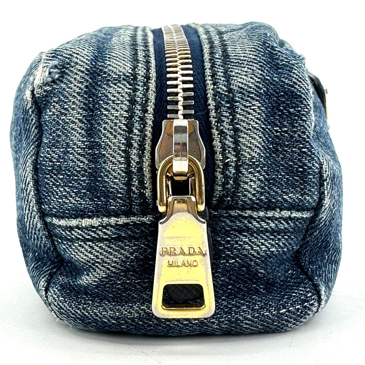 PRADA Pouch Denim Authentic | eBay