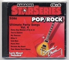 SOUND CHOICE KARAOKE SC-2086 PARTY SONGS, NEW FACTORY SEALED STAR SERIES CDG OOP
