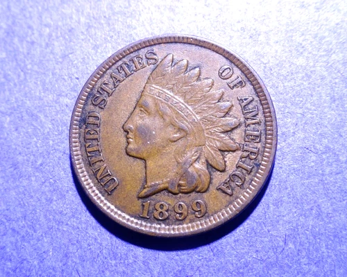 1899 Indian Cent  Ch. XF
