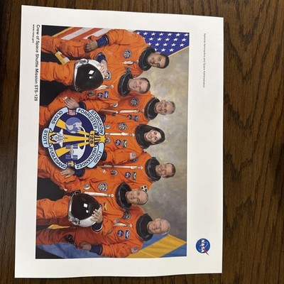 NASA Space Shuttle STS-128 Crew Lithograph (8 1/2 x 11)