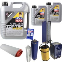 Inspektionskit Filter Liqui Moly ÖL 7L 5W-40 FüR BMW 3Er Touring E46 318D 318Td