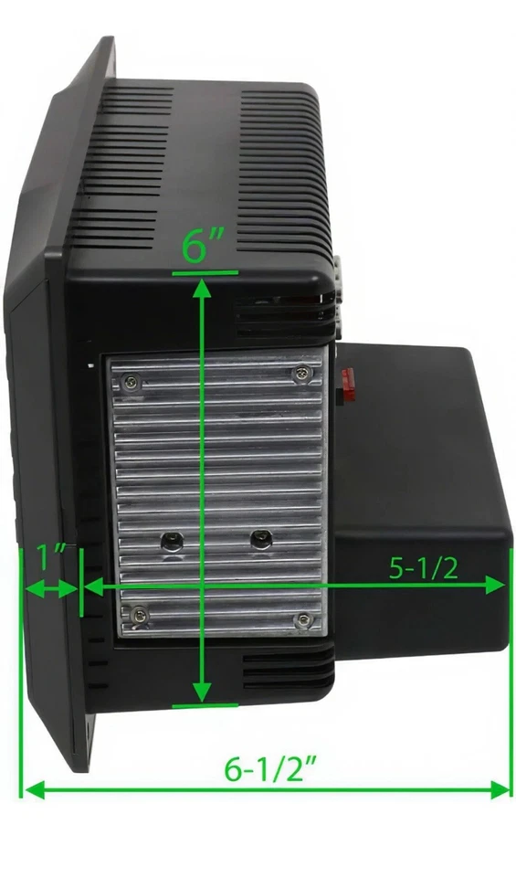 Jensen JWM62A Wallmount Bluetooth RV Stereo with App Control, DVD|CD|USB|AUX|RCA - Image 4 of 4