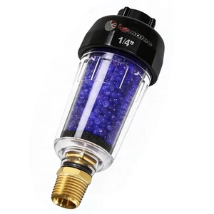 Air Séchoir à compresseur Filtre à déshydratant en ligne Piège à eau d'humidité Air Outil 1/4"