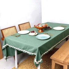 Christmas Tablecloth Rectangular 60 x 72  100 Cotton Tablecloth for Farmh...