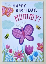 Happy Birthday Mom /Greeting Card incl. Envelope 5 7" 