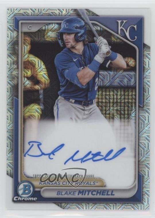 2024 Bowman Chrome Prospect Mega Box Auto Blake Mitchell #BMA-BMI Auto 0rd2
