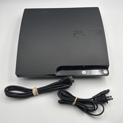Sony PlayStation 3 PS3 Slim 120GB Console (CECH-2001A) System w/ Cables Tested